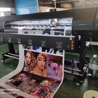 Benlun 1,9 m Eco-Solvente Automático Roll-to-Roll Impresora de inyección de tinta 1900 Single Head Producto caliente a base de agua con precio impactante