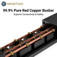Unité de distribution d'alimentation (PDU) sur rack standard US personnalisée, multiprise 6/8 prises pour armoire réseau et rack de serveur