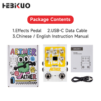 Módulo de Efecto de Reverberación Estéreo HEBIKUO AETHER, 9 Efectos Diferentes, Compatible con Grabación en Tarjeta de Sonido para Estudios de Grabación Profesionales