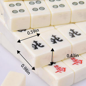 ชุดไพ่นกกระจอกจีน38 #144ชิ้นเมลามีนสองโทนสำหรับการพนันคาสิโนออกแบบได้ตามต้องการ - Product Image 4