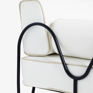 Divano in Metallo e Acciaio Impermeabile di Design Moderno e Vintage per Hotel, Villa, Balcone, Giardino e Patio - Product Image 5