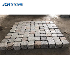 Cubes de granit G682 couleur <span class=keywords><strong>sable</strong></span> jaune clair mélangé, pavés et galets roulés pour aménagement <span class=keywords><strong>extérieur</strong></span>, parcs et patios - Product Image 6