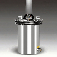 Stérilisateur à vapeur sous pression autoclave, capacité personnalisable 18L/24L, compatible DCM, pour laboratoire