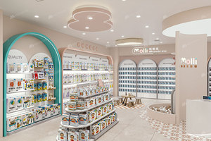 06-DBAS negozio premaman infissi a tema rosa e blu espositori per bambini per mamma e Baby Store Interior <span class=keywords><strong>Design</strong></span> - Product Image 6