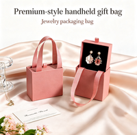 Sacs cadeaux portables, sacs à bijoux, boîtes à bijoux, y compris des boîtes coulissantes pour boucles d'oreilles et emballages d'accessoires