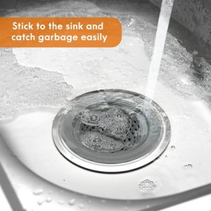 Bouchon d'évier en silicone <span class=keywords><strong>pour</strong></span> évier de cuisine avec bord en acier inoxydable - Product Image 5