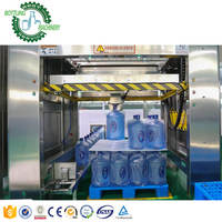 Seau Durable 19 20 litres 3 4 5 gallons empileur de bouteilles d'eau avec convoyeur à rouleaux