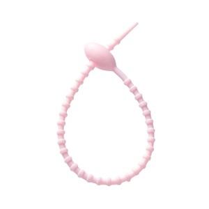 Attache-câble en silicone TPR de 18 cm, réutilisable, porte-clés, pendentif de bijoux, accessoire de la vie quotidienne - Product Image 1