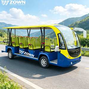 Electric Customizable 8-23 Tour Party Luxury Limousine Shuttle City Sightseeing Bus 5kw/7.5kw AC Motor 24-30km/h - Product Image 1