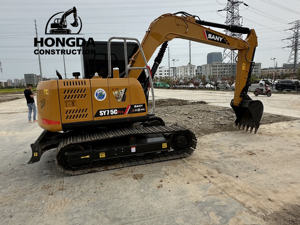 รถขุดตีนตะขาบ Sy75c 7.5ตันขนาดเล็กจากจีนมือสอง Sany SY 75 75C - Product Image 6