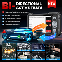 Escáner de Diagnóstico para Automóviles KINGBOLEN S608 Universal OBD2 Sistema Completo Pantalla LCD 12V Negro