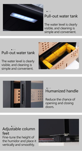 เครื่องทำความเย็นอัด48L 100ชิ้นตู้เก็บความชื้นซิการ์ - Product Image 4