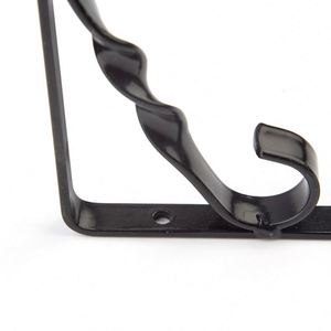 WEKIS Triangle Steel Reinforced Wall <b>Bracket</b> with 75lbs Capacity for Room <b>Shelves</b>-White Powder Coated - Product Image 6