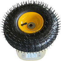 NSPM7004 Pneus pour outils de jardinage 4.10/3.50-4 Chariots pneumatiques de 10 pouces Pneus gonflables en caoutchouc Roues de chariot à main remplies d'air pour camion