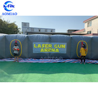 Labyrinthe gonflable d'arène, étiquette Laser, à vendre, pièces