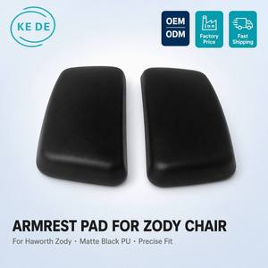 Coussinets d'accoudoirs durables et confortables pour chaise <span class=keywords><strong>Haworth</strong></span> <span class=keywords><strong>Zody</strong></span>, pièces de rechange pour chaise de bureau, vente en gros d'usine OEM - Product Image 1