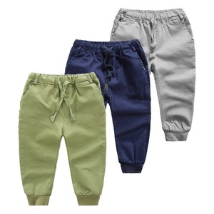 Vêtements pour enfants en gros, pantalons cargo sportifs en coton à fermeture éclair pour enfants et adolescents, en ligne - Product Image 1