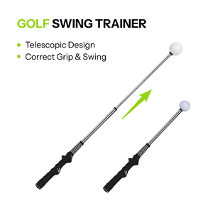 Entrenador de Swing de Golf Telescópico, Portátil y Ligero, Equipo de Práctica para Principiantes, para Dominar el Swing - Product Image 4