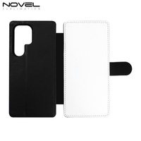 Funda Protectora para Teléfono Serie S de Novelcases, Diseño Personalizado por Sublimación 2D, Lona + Cuero PU, para S25 Ultra/S23/S22