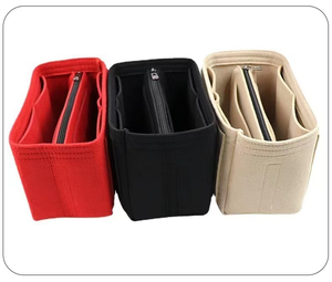 Trousse de maquillage en feutre-pochette intérieure en tissu feutre - Product Image 6