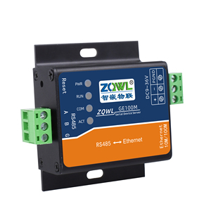 ZQWL-GE100M Industrial <strong>RS485</strong> to <strong>Ethernet</strong> Modbus Converter Manufacturer's Server for IoT Communication &amp; Networking Applications - Product Image 3