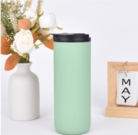 Tasse à café sous vide en acier inoxydable à double paroi personnalisée gobelet à café avec couvercle anti-fuite bouteille d'eau isolée personnalisée