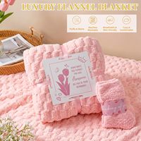 Aollewoiti 15-teiliges rosa Pflege-Geschenkset mit Decke, Tasse und Kerze für Frauen, Geburtstagsgeschenk, Gute-Besserungsgeschenk
