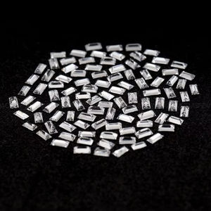 แหวนและต่างหูเพชรขาวทรงบาแกตต์ขนาด 4.0 x 2.0 มม. เพาะเลี้ยงในห้องปฏิบัติการ ได้รับการรับรองจาก IGI สำหรับแหวนหมั้น - Product Image 1