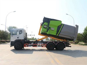 Camion compacteur à benne hydraulique Dongfeng 6X4 pour la collecte des déchets et l'assainissement municipal - Product Image 5