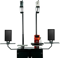 Presse à chaud industrielle double tête Microtec TSLE avec alignement laser de précision et système de positionnement intelligent ProAlign Vision HD