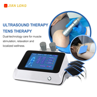 Appareil TENS 2-en-1 à usage médical, instrument de thérapie ultrasonique 1 MHz 3 MHz pour le soulagement de la douleur, machine Ultrawave pour le soin des épaules
