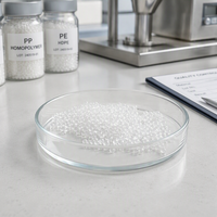 Granulés de polypropylène vierge PP homopolymère, qualité alimentaire, qualité pour moulage par injection