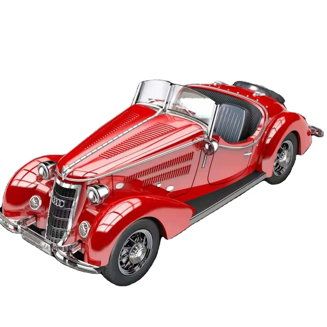 Wholesale Metal Classic Car Kids Toy Vehicles 1:32 Alloy Pull Back Model Toys Diecast Car With Sound and Light