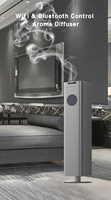 Diffuseur d'arômes sur pied avec contrôle Wi-Fi et Bluetooth via application, technologie d'atomisation biphasique pour le marketing olfactif