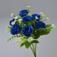 Bouquet de roses artificielles en gros pour mariage, centre de table artificiel pour mariage, décoration de fête