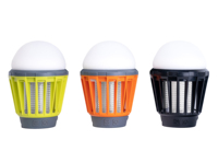 Lanterne de camping 2-en-1 DREAMS'LIGHT avec tue-moustiques, lumière UV, indice de protection IP66, batterie au lithium, 300 lm, certifiée CE RoHS