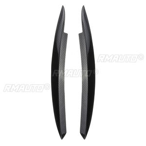 Paire de garnitures de phares avant aspect carbone/noir brillant pour VW GOLF MK6 GTI R 2008 2009 2010 2011-2013 pour GTI GTR GTD - Product Image 3