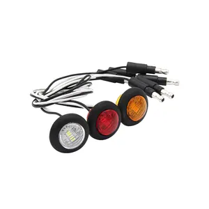 IP67 SAE נקודה 3/4 אינץ led מנורת צד מרקר משאית אור עם חוט כדור