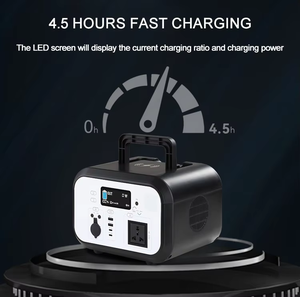 Générateur solaire portable 600W MPPT avec batterie lithium-ion, panneau solaire, allume-cigare, lampe torche pour le camping et l'utilisation en voiture - Product Image 4