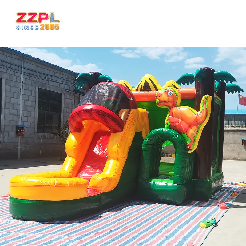Giraffe Inflatable Bouncer House Toyota Hydraulic Jumping Machine Gun Bouncy Castle For Kids Girls Spiderman With Slide