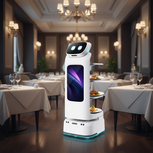 <span class=keywords><strong>Robot</strong></span> de livraison de plats intelligent artificiel, <span class=keywords><strong>assistant</strong></span> de restaurant, <span class=keywords><strong>robot</strong></span> serveur pour hôtel, centre commercial, hôpital - Product Image 6