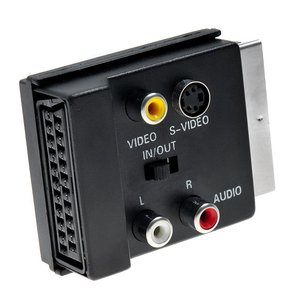 <span class=keywords><strong>Adaptateur</strong></span> SCART Europlug mâle vers femelle 21 broches avec commutateur pour connecteur <span class=keywords><strong>AV</strong></span>/RCA, modèle YR-SC-9 - Product Image 3