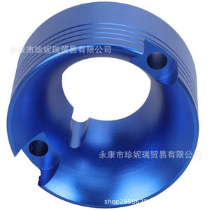 Adaptador de filtro de aire de aluminio rojo, espaciado de orificios de 52mm para mejora de la admisión de motocicletas Predator 301cc 420cc - Product Image 3