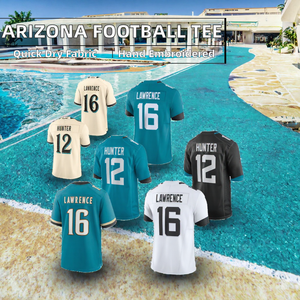 Maillot de football américain personnalisé brodé à manches courtes, pull-over pour joueur, tenue d'équipe - Product Image 2