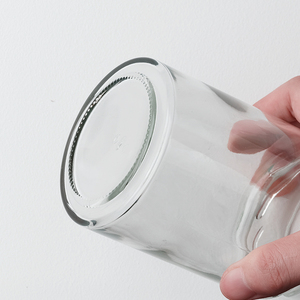 Forme ronde 180ml 200ml 212ml Ergo Bocal en verre Paragon Confiture en verre Miel Pickles Conteneur de stockage des aliments Bocal avec couvercle profond en métal élevé - Product Image 3