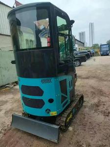 Mini-excavatrice 2T d'occasion à faible nombre d'heures, machine sur chenilles d'origine, à vendre, avec accouplement rapide, brise-roche et tarière, certifiée CE - Product Image 3