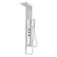 Nouveautés Vaguel : Ensemble de douche cascade en acier inoxydable avec triple commande pour salle de bain