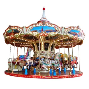 Popular Amusement Park Products Mechanical Horse Kids Carnival Games Carousel Horse Rides Merry Go Round Carousel Toy