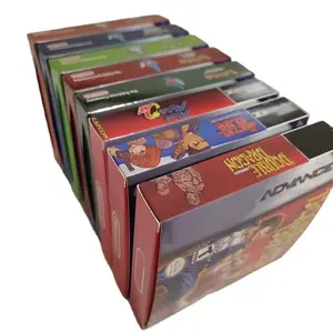 Customized NTSC/ USA Pal/ Eur version Video Gameboy Advance Box N64 GAME Colour Box with Inner Support And Pvc Protection