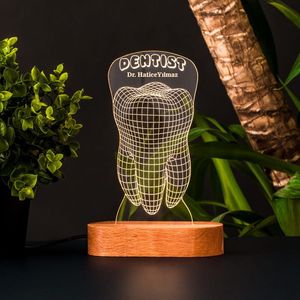 Lampe d'illusion 3D personnalisée créative DIY avec tableau <span class=keywords><strong>de</strong></span> <span class=keywords><strong>messages</strong></span>, cadeau, lampe <span class=keywords><strong>de</strong></span> chevet RGB en acrylique avec base en bois, décoration <span class=keywords><strong>de</strong></span> maison, décoration <span class=keywords><strong>de</strong></span> chambre d'enfant, veilleuse - Product Image 5